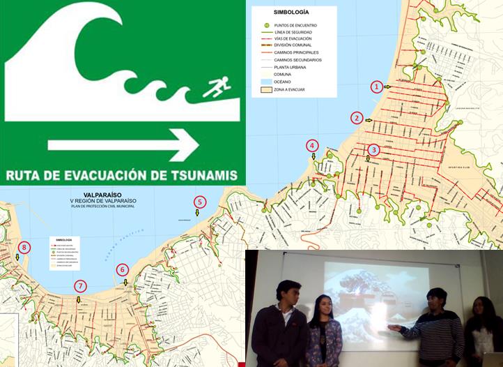 2016-06-23 Evacuacion_tsunami_Estudiantes