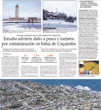 Publicación de resultados del estudio en El Mercurio (21-07-2009)